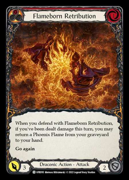 [Draconic] Flameborn Retribution [UPR095-C] (red)