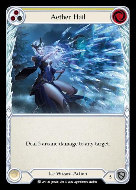 [Ice Wizard] Aether Hail [UPR128-C] (yellow)
