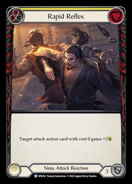 [Ninja] Rapid Reflex [UPR163-R] (yellow)
