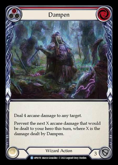 [Wizard] Dampen [UPR170-R] (red)