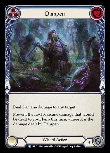 [Wizard] Dampen [UPR172-R] (blue)