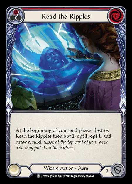[Wizard] Read the Ripples [UPR176-C] (red)