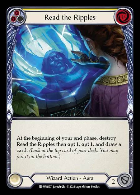 [Wizard] Read the Ripples [UPR177-C] (yellow)