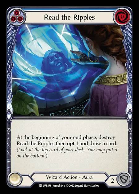 [Wizard] Read the Ripples [UPR178-C] (blue)