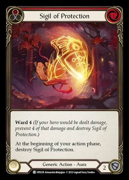 [Generic] Sigil of Protection [UPR218-C] (red)