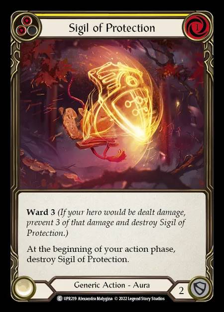 [Generic] Sigil of Protection [UPR219-C] (yellow)
