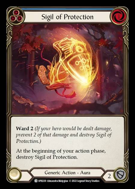 [Generic] Sigil of Protection [UPR220-C] (blue)