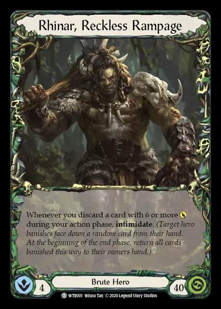 [Brute] Rhinar, Reckless Rampage [U-WTR001-T]