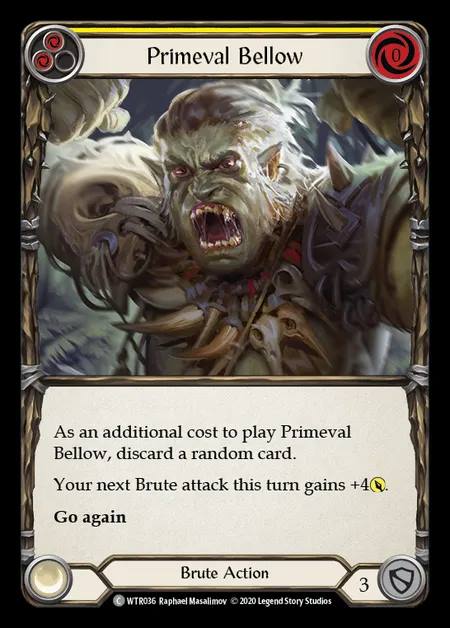 [Brute] Primeval Bellow [U-WTR036-C] (yellow)