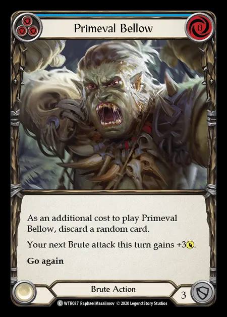 [Brute] Primeval Bellow [U-WTR037-C] (blue)