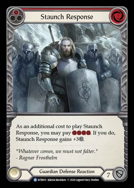 [Guardian] Staunch Response [U-WTR051-R] (red)