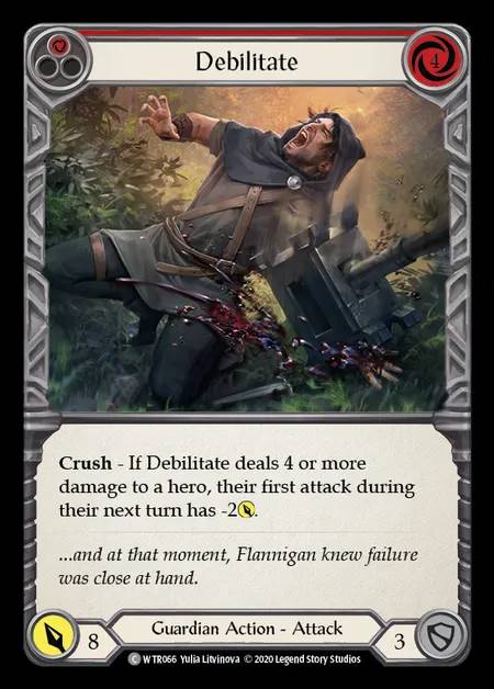 [Guardian] Debilitate [U-WTR066-C] (red)