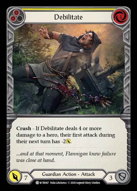 [Guardian] Debilitate [U-WTR067-C] (yellow)