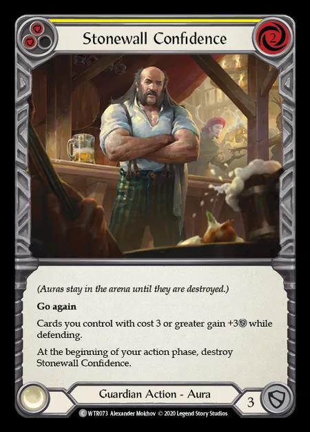 [Guardian] Stonewall Confidence [U-WTR073-C] (yellow)