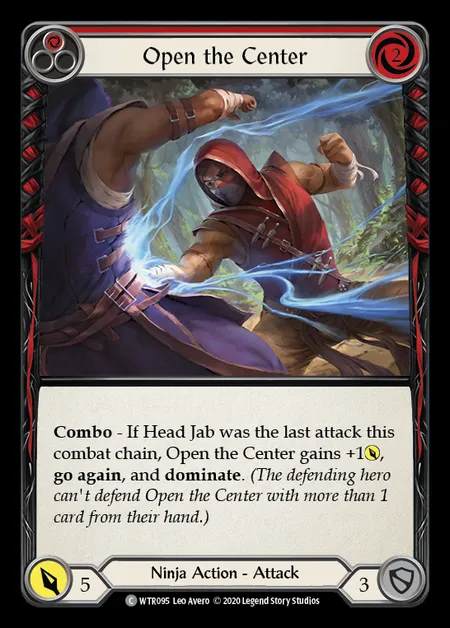 [Ninja] Open the Center [U-WTR095-C] (red)