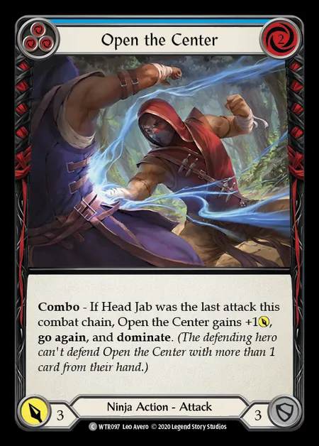 [Ninja] Open the Center [U-WTR097-C] (blue)