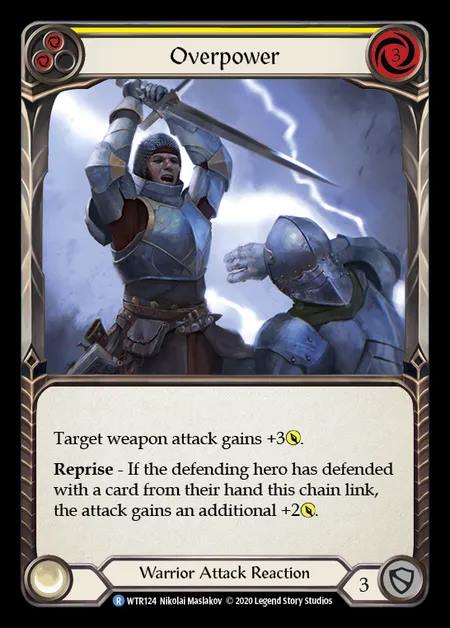 [Warrior] Overpower [U-WTR124-R] (yellow)