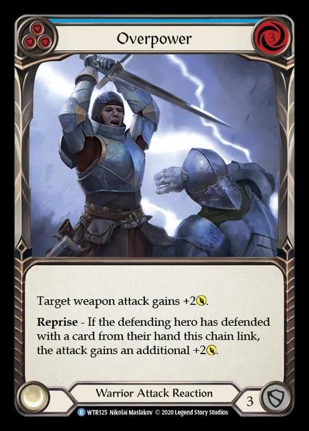 [Warrior] Overpower [U-WTR125-R] (blue)