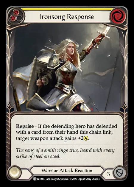 [Warrior] Ironsong Response [U-WTR133-C] (yellow)
