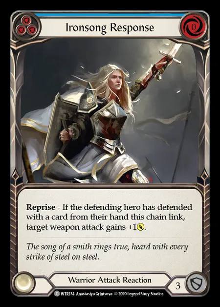 [Warrior] Ironsong Response [U-WTR134-C] (blue)