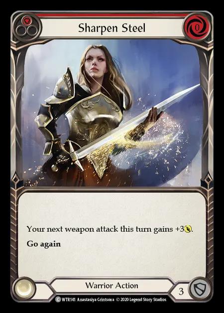 [Warrior] Sharpen Steel [U-WTR141-C] (red)