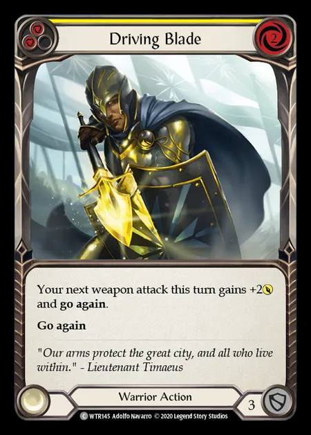 [Warrior] Driving Blade [U-WTR145-C] (yellow)