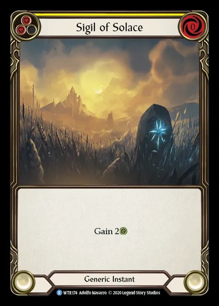 [Generic] Sigil of Solace [U-WTR174-R] (yellow)