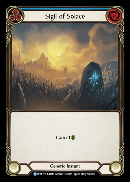 [Generic] Sigil of Solace [U-WTR175-R] (blue)