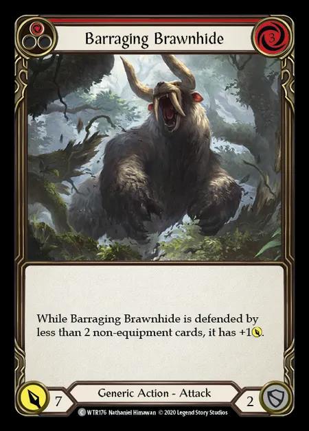 [Generic] Barraging Brawnhide [U-WTR176-C] (red)