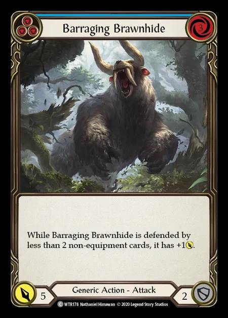 [Generic] Barraging Brawnhide [U-WTR178-C] (blue)