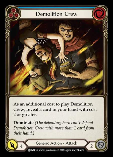 [Generic] Demolition Crew [U-WTR181-C] (blue)