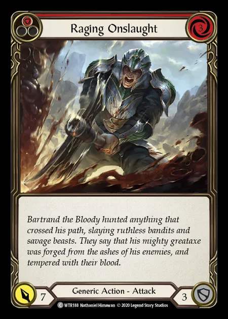 [Generic] Raging Onslaught [U-WTR188-C] (red)