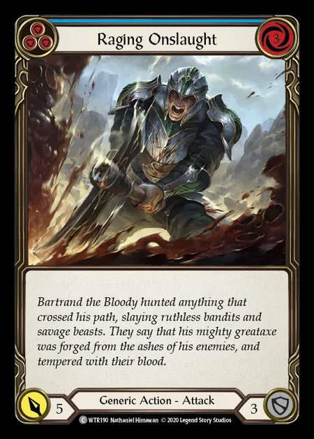 [Generic] Raging Onslaught [U-WTR190-C] (blue)