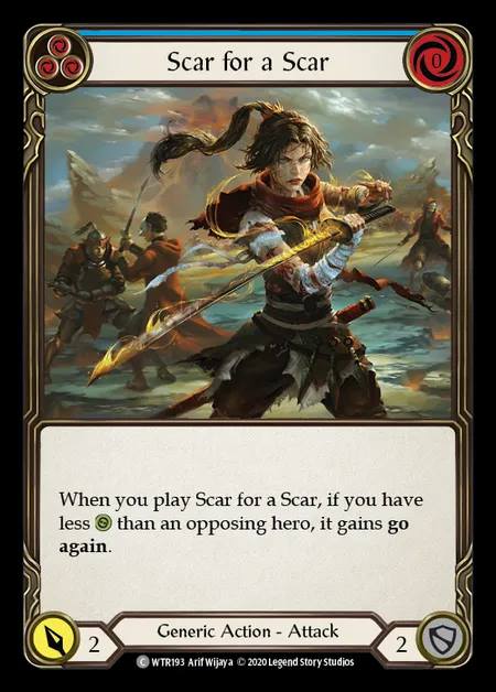 [Generic] Scar for a Scar [U-WTR193-C] (blue)
