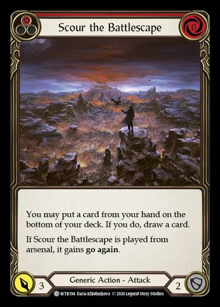 [Generic] Scour the Battlescape [U-WTR194-C] (red)