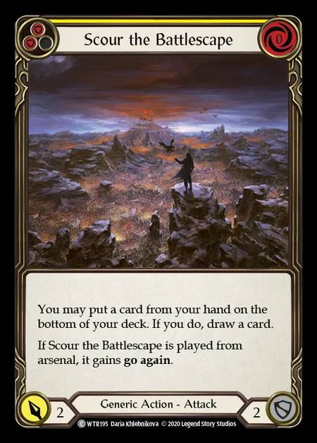 [Generic] Scour the Battlescape [U-WTR195-C] (yellow)