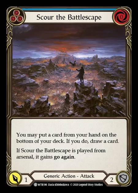 [Generic] Scour the Battlescape [U-WTR196-C] (blue)