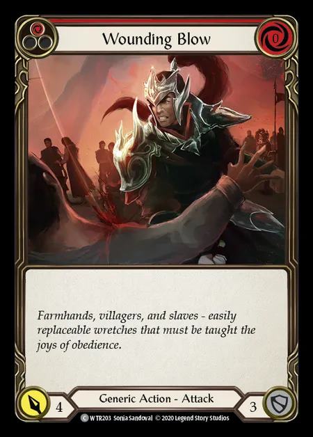 [Generic] Wounding Blow [U-WTR203-C] (red)