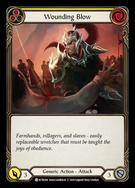 [Generic] Wounding Blow [U-WTR204-C] (yellow)