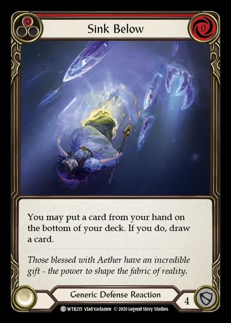 [Generic] Sink Below [U-WTR215-C] (red)