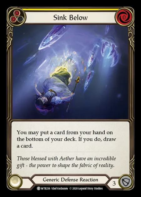 [Generic] Sink Below [U-WTR216-C] (yellow)