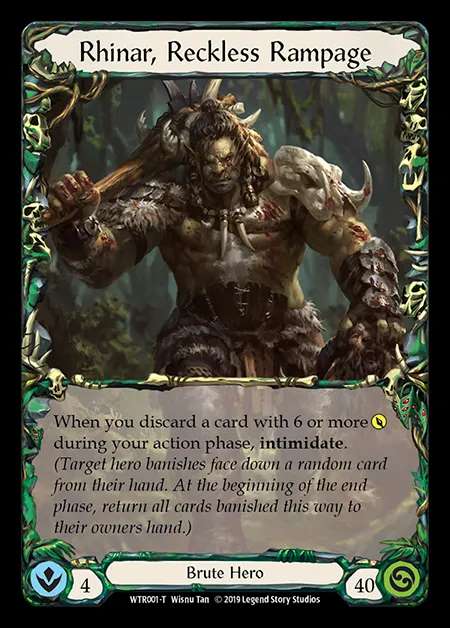 [Brute] Rhinar, Reckless Rampage [1st-WTR001-T]