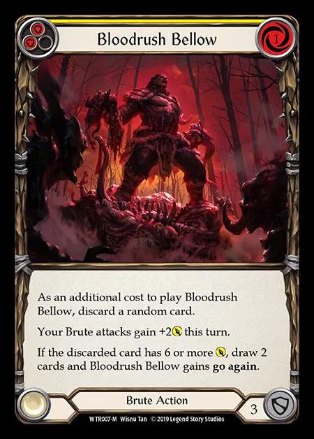 [Brute] Bloodrush Bellow [1st-WTR007-M]