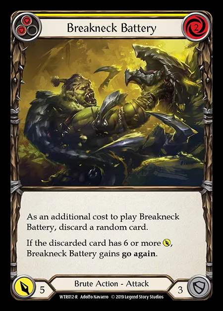 [Brute] Breakneck Battery (yellow) [1st-WTR012-R]