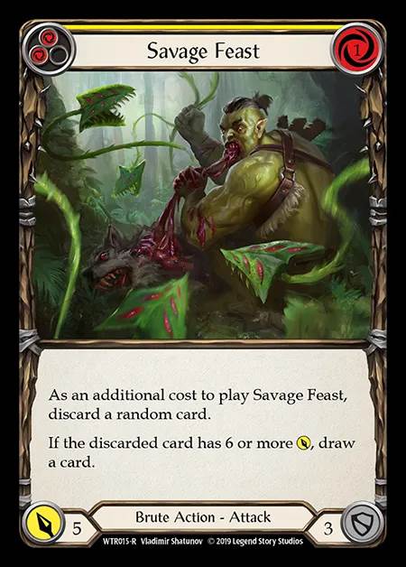 [Brute] Savage Feast (yellow) [1st-WTR015-R]