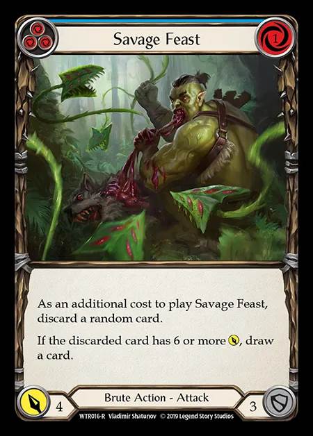 [Brute] Savage Feast (blue) [1st-WTR016-R]