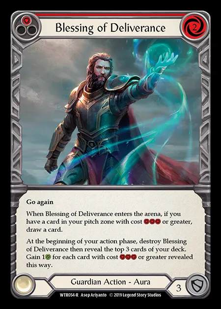 [Guardian] Blessing of Deliverance (red) [1st-WTR054-R]