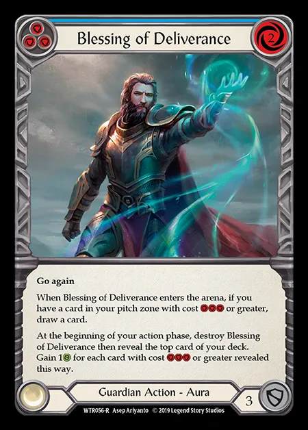 [Guardian] Blessing of Deliverance (blue) [1st-WTR056-R]