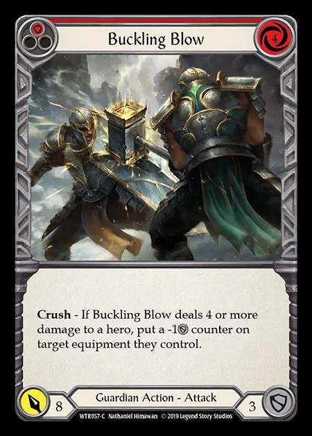 [Guardian] Buckling Blow (red) [1st-WTR057-C]