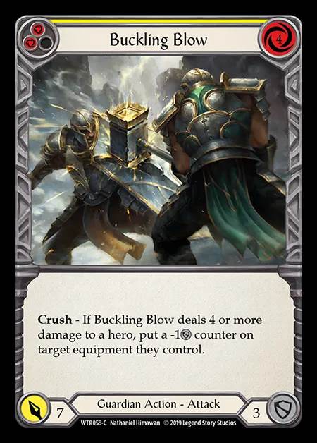 [Guardian] Buckling Blow (yellow) [1st-WTR058-C]